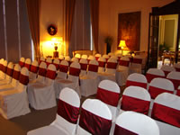 Ivory Cover With Burgundy Sash